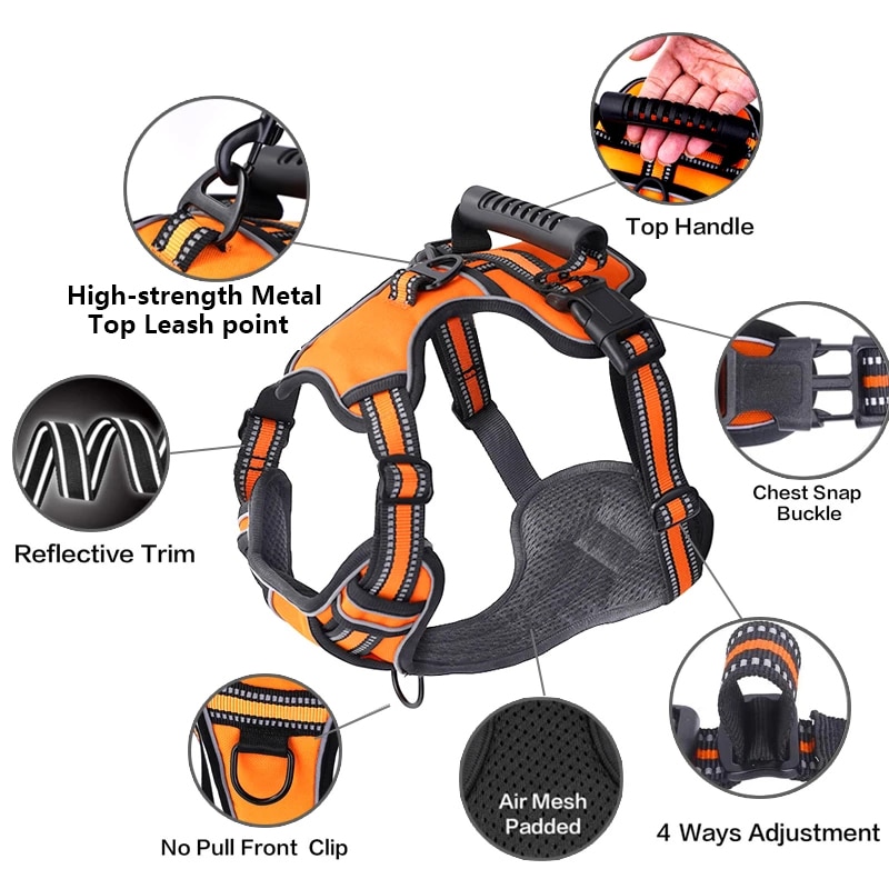 Reflective Dog Vest No Pull Harness