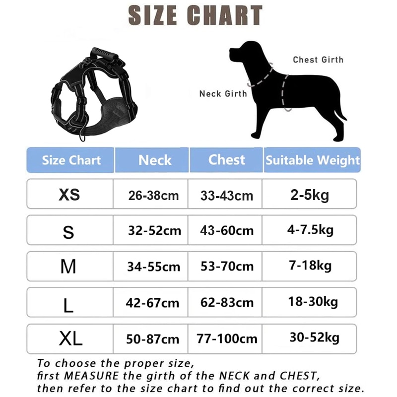 Reflective Dog Vest No Pull Harness