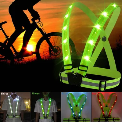 Reflective LED Running Vest Reflective LED Running Vest
