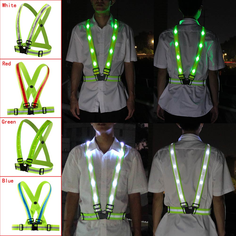 Reflective LED Running Vest Reflective LED Running Vest