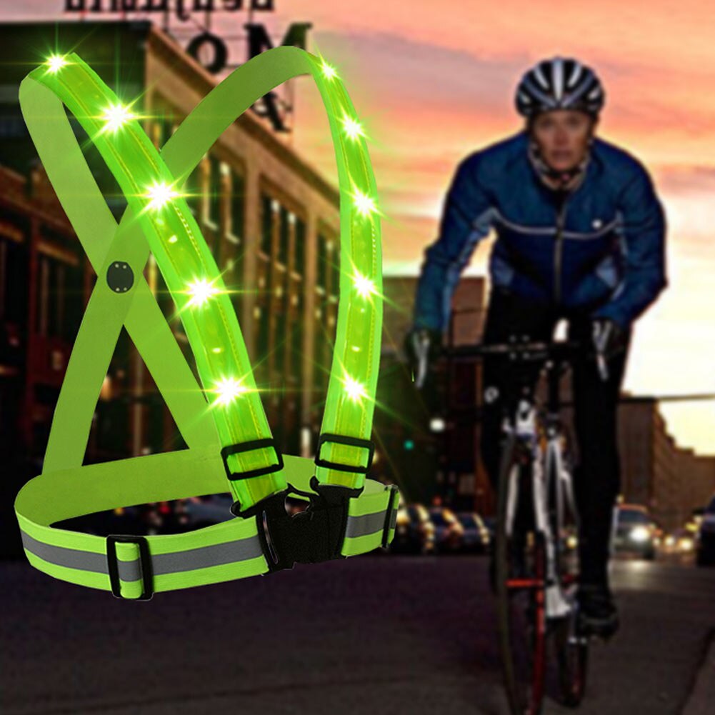 Reflective LED Running Vest Reflective LED Running Vest