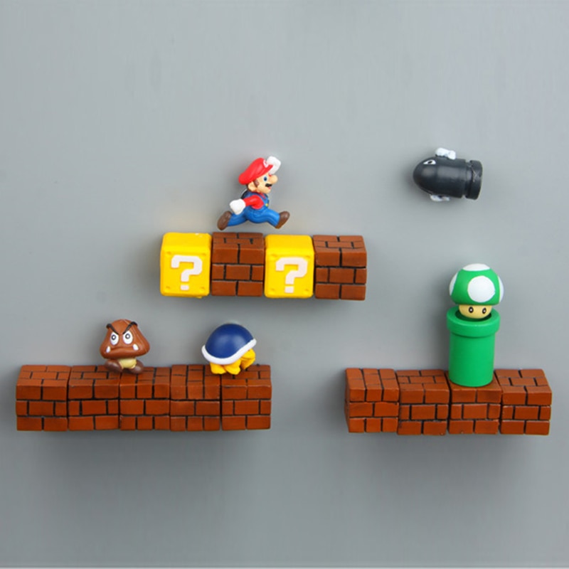 Refrigerator Magnets Super Mario Display