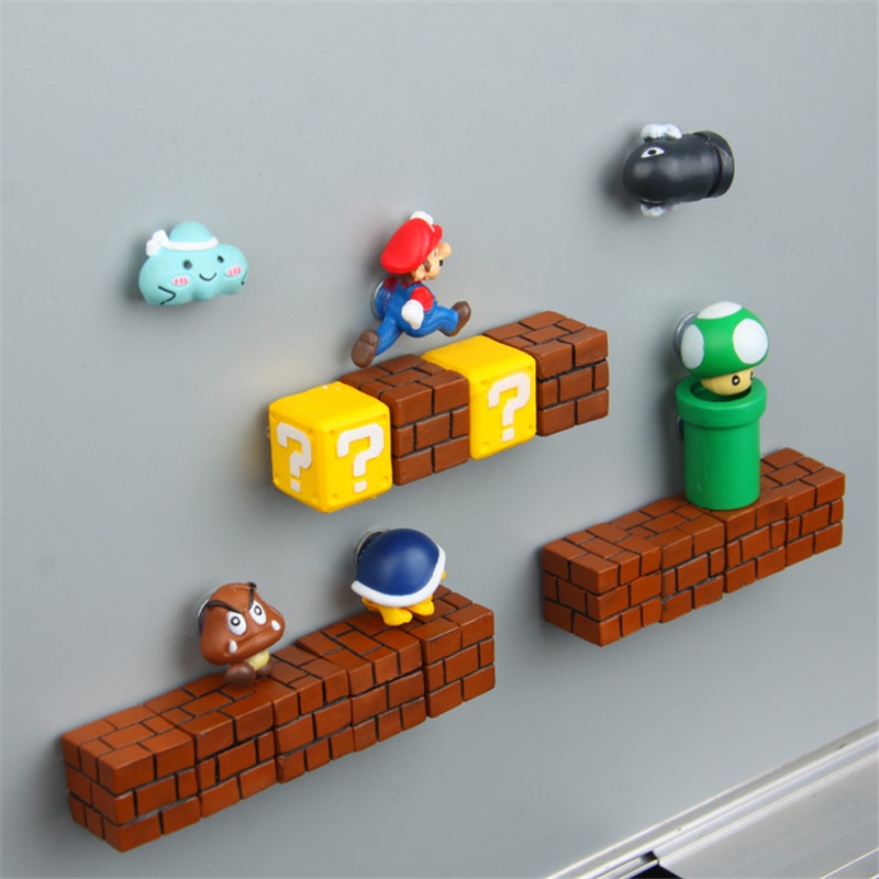 Refrigerator Magnets Super Mario Display