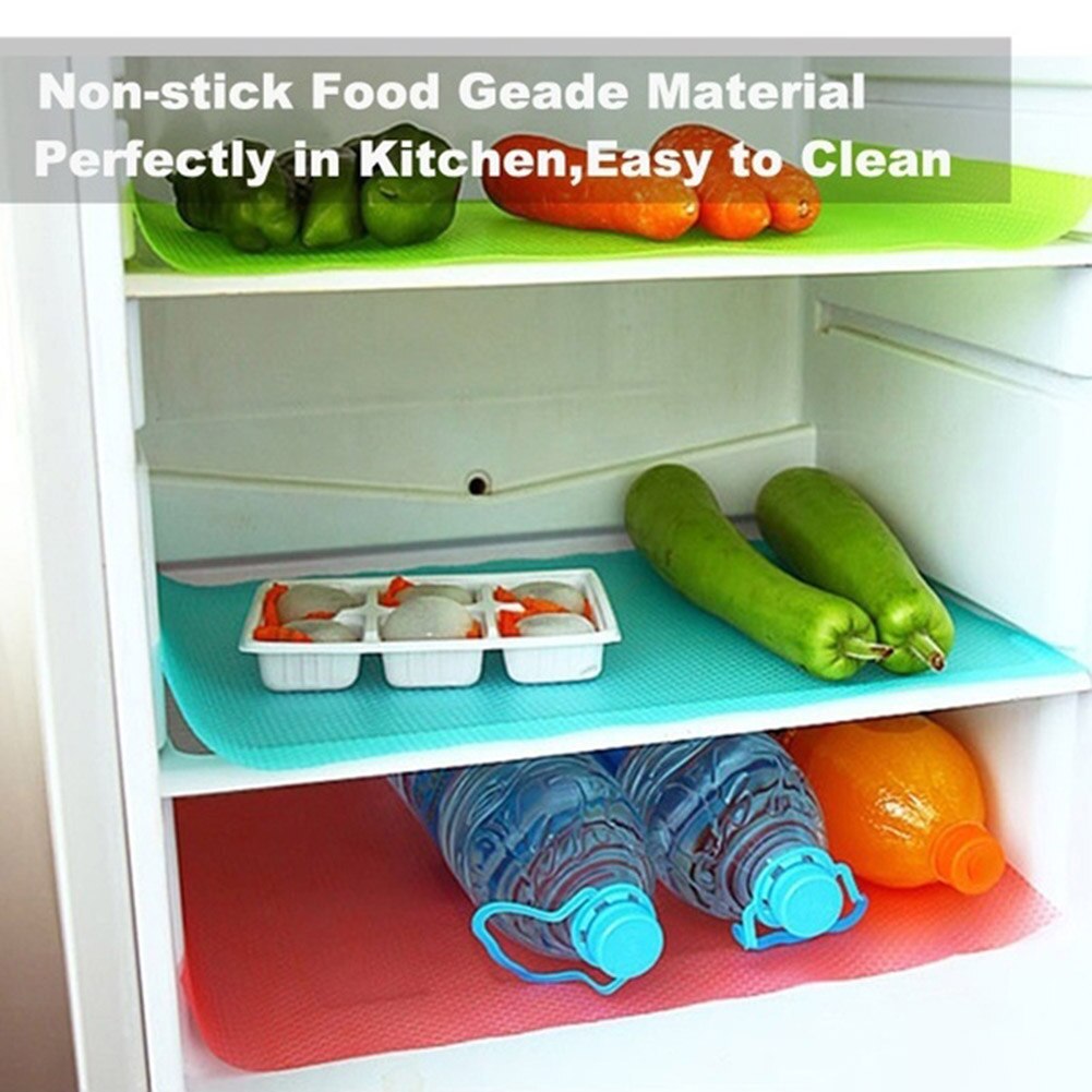 Refrigerator Mats Waterproof 4PC Set Refrigerator Mats Waterproof 4PC Set