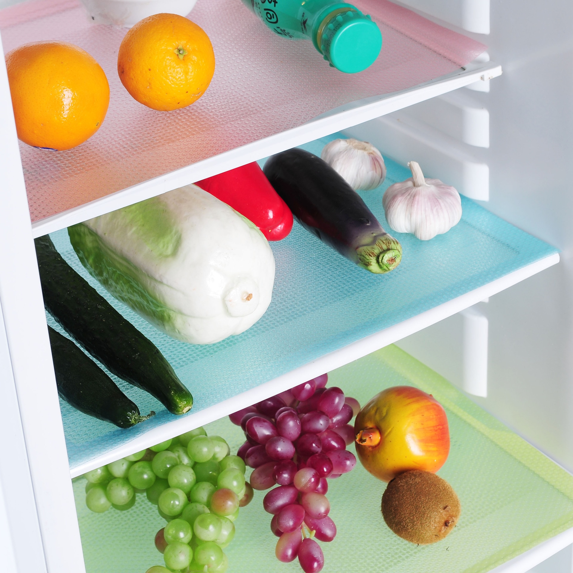 Refrigerator Shelf Mat Antifouling Pad (4 pcs) Refrigerator Shelf Mat Antifouling Pad (4 pcs)
