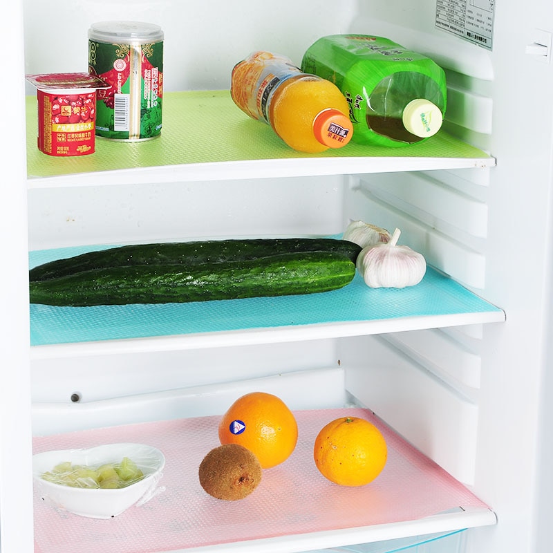 Refrigerator Shelf Mat Antifouling Pad (4 pcs) Refrigerator Shelf Mat Antifouling Pad (4 pcs)