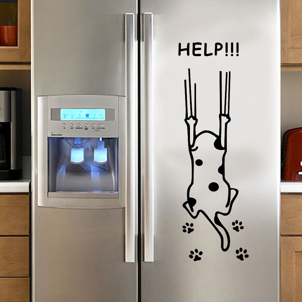 Refrigerator Sticker Self-Adhesive Decor Refrigerator Sticker Self-Adhesive Decor
