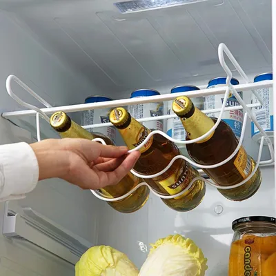 Refrigerator Wine Rack Bottle Organizer
