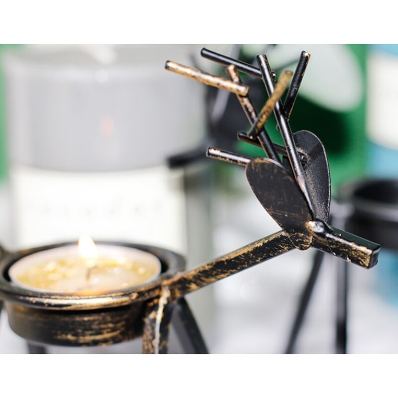 Reindeer Candle Holder Decoration Reindeer Candle Holder Decoration