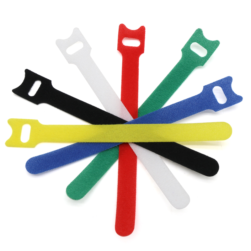 Releasable Cable Ties Plastics Fastening Reusable Cable tie Straps Nylon Wrap Zip Bundle Bandage Tie