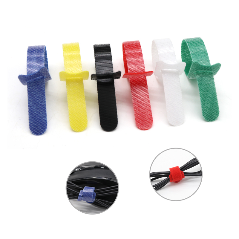 Releasable Cable Ties Plastics Fastening Reusable Cable tie Straps Nylon Wrap Zip Bundle Bandage Tie