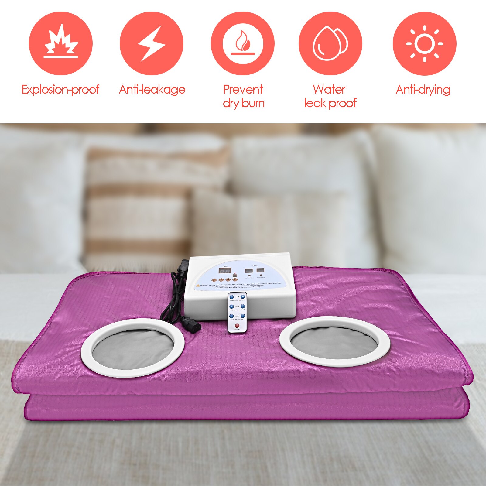 Remote Control Sauna Blanket