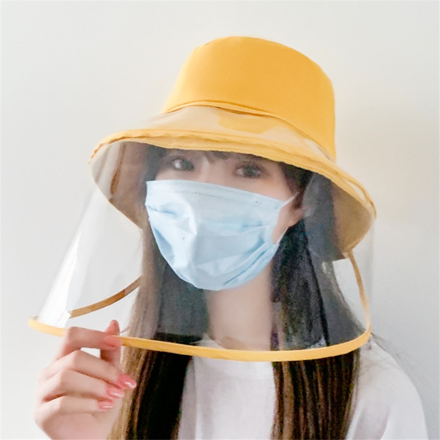 Removable Clear Face Shield with Hat Removable Clear Face Shield with Hat