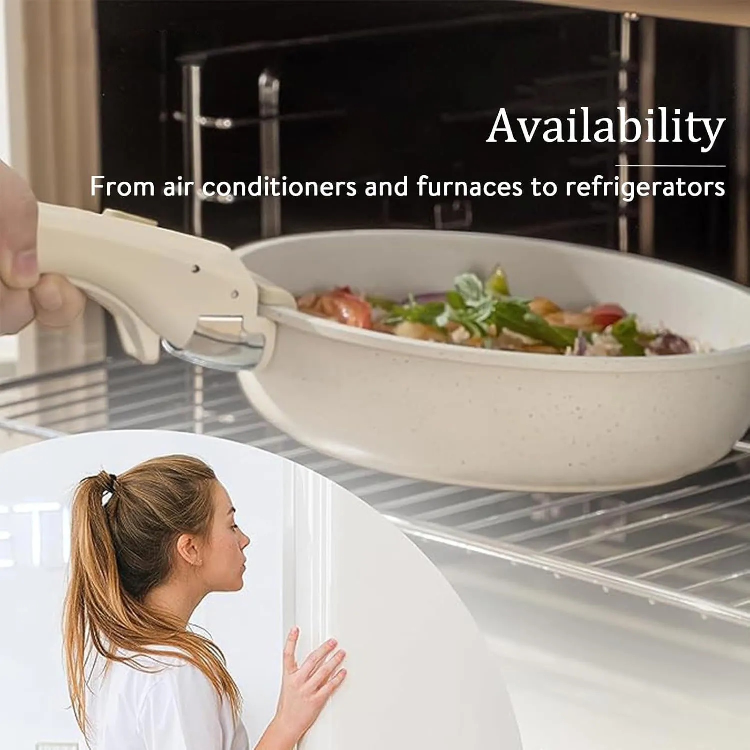 Removable Handle, Handle for Detachable Removable Cookware,Universal Pot Handle,Suitable for All Cookware