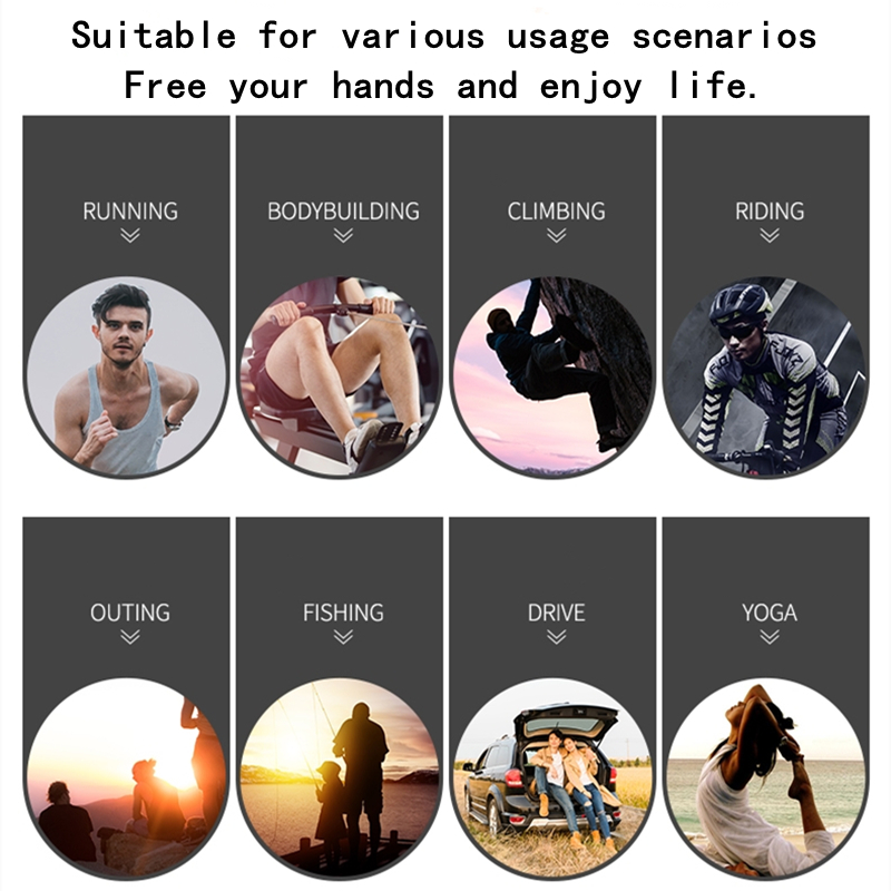 Removable Rotating Sports Phone Wristband Running Wrist Bag Generation Driving Takeaway Navigation Arm Bag Fitness