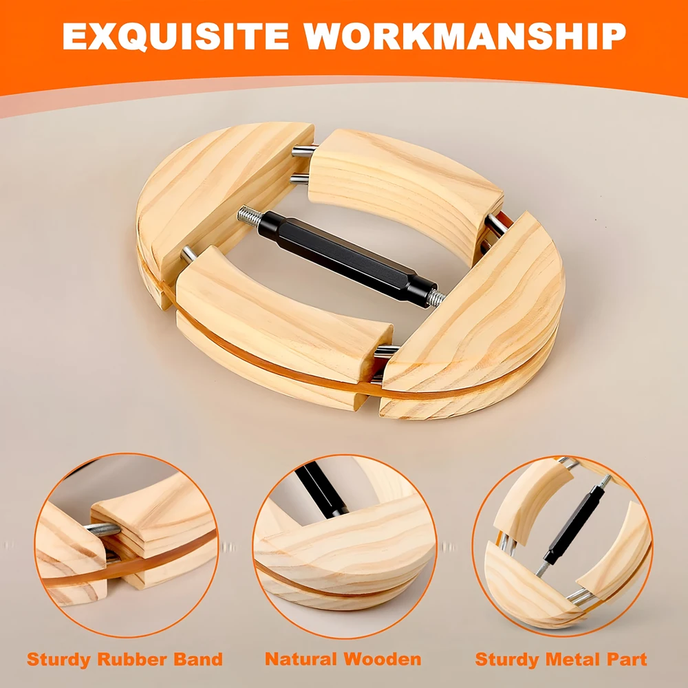 Repacego Adjustable 4-Way Wooden Hat Stretcher Cap Shape Maintainer Premium Fedora Hat Rack for Storage Cowboy Baseball
