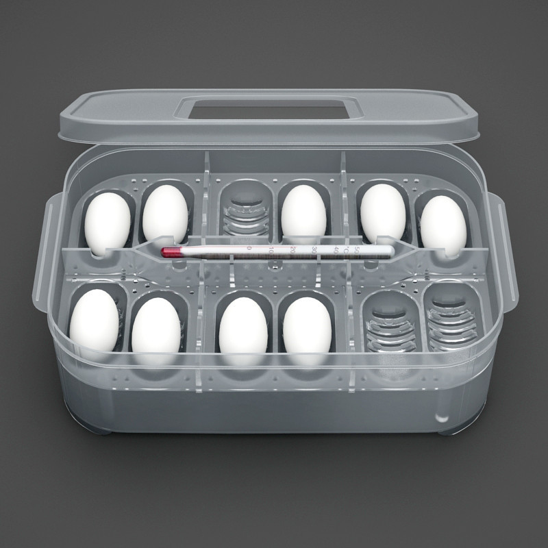 Reptile Egg Incubator 12-Slot Box Reptile Egg Incubator 12-Slot Box