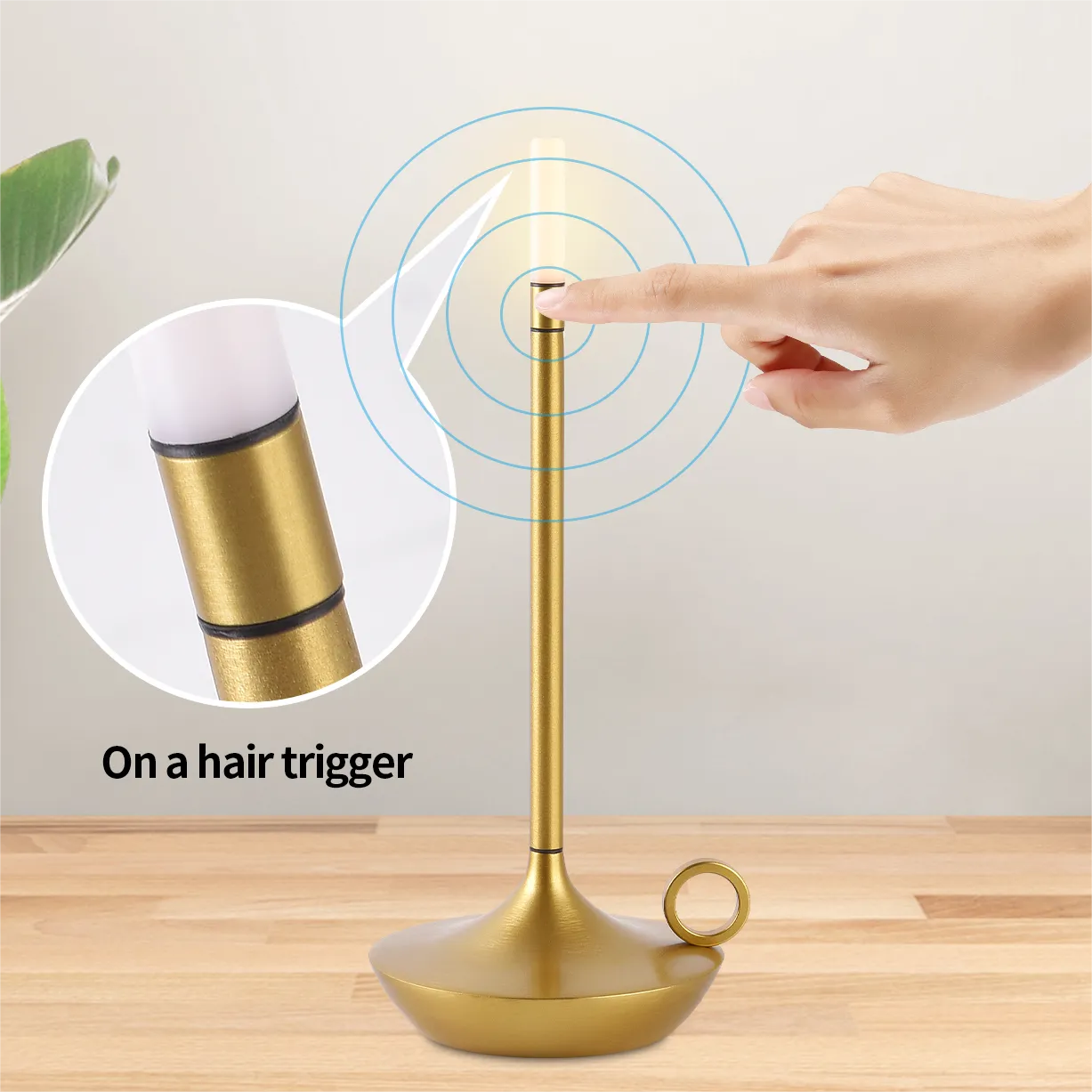 Residential Table Lamp LED USB Rechargeable Desk Lamp Touch Switch Bedside Secorative Lamp Bar Atmosphere Table Lamp