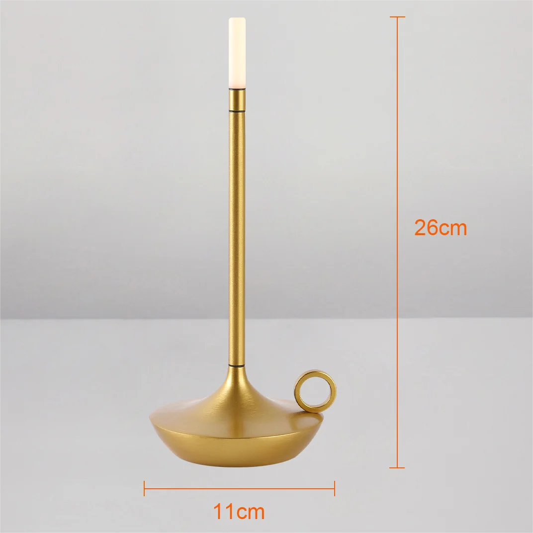 Residential Table Lamp LED USB Rechargeable Desk Lamp Touch Switch Bedside Secorative Lamp Bar Atmosphere Table Lamp