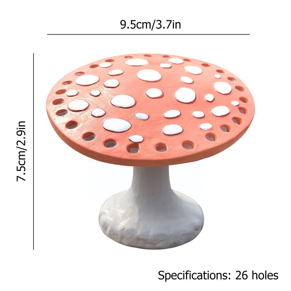 Resin 26 Holes Mushroom Earring Holder