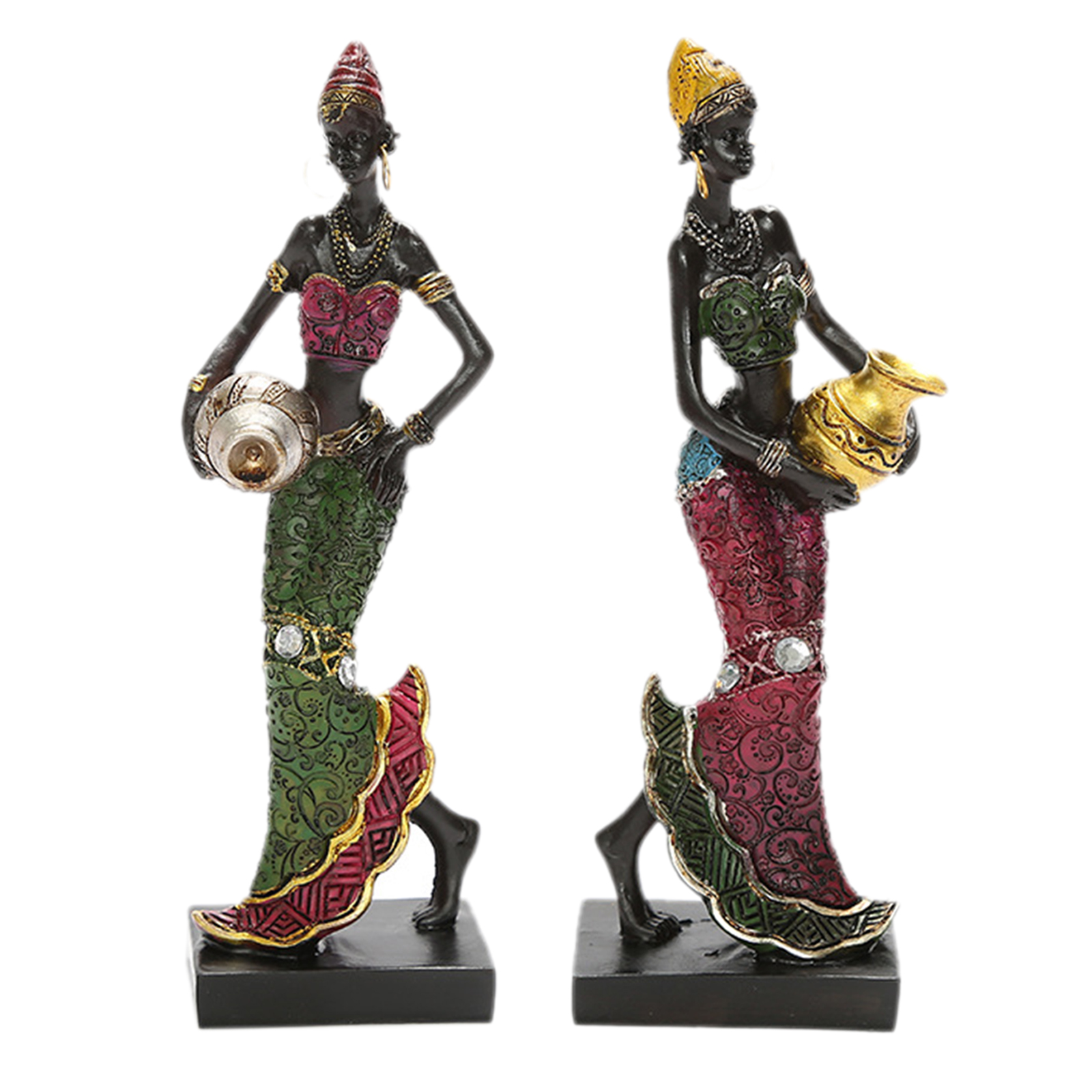 Resin African Tribal Figurine Resin African Tribal Figurine