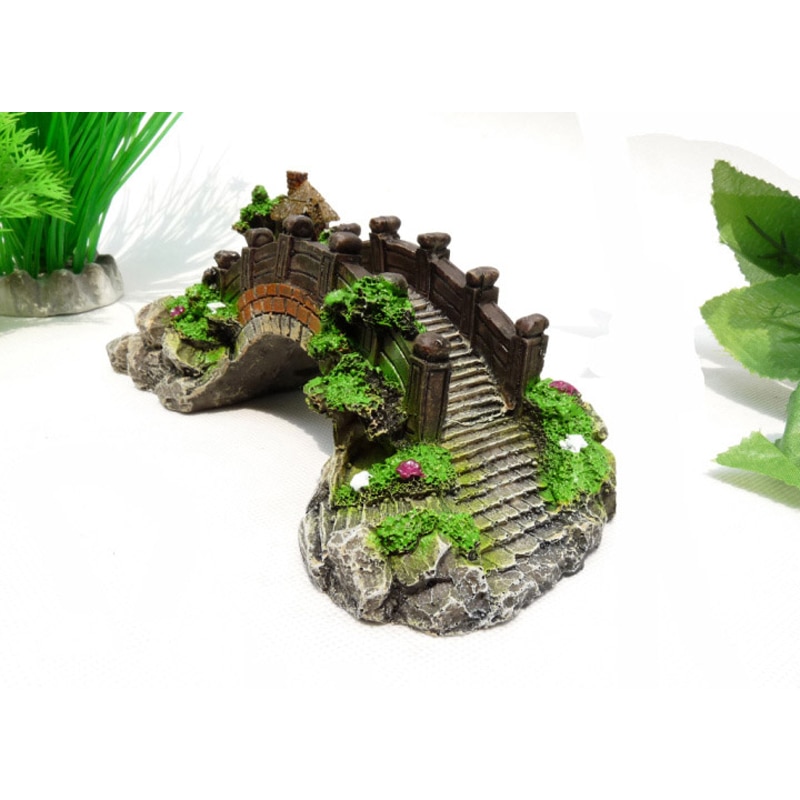 Resin Aquarium Bridge Decoration Resin Aquarium Bridge Decoration
