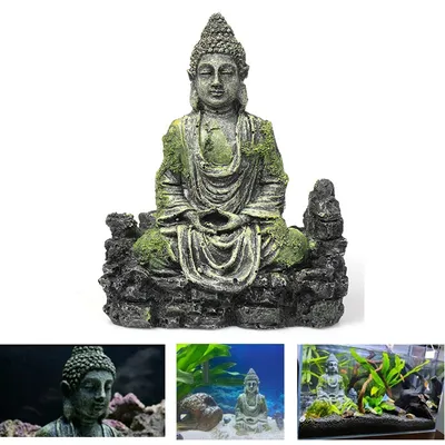 Resin Buddha Fish Tank Decor Resin Buddha Fish Tank Decor