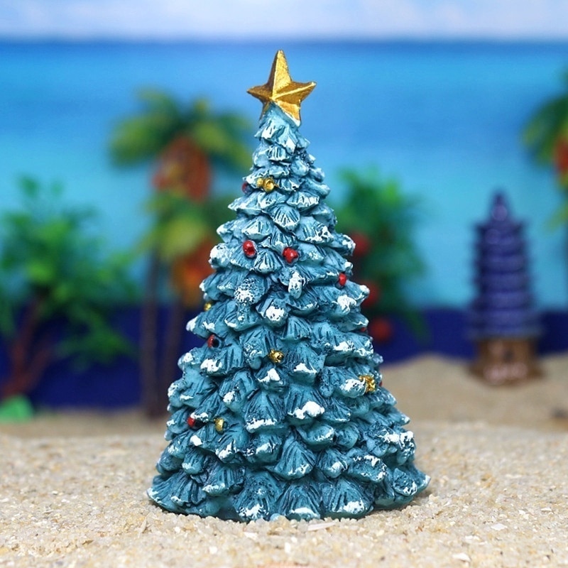 Resin Christmas Fish Tank Decor Resin Christmas Fish Tank Decor