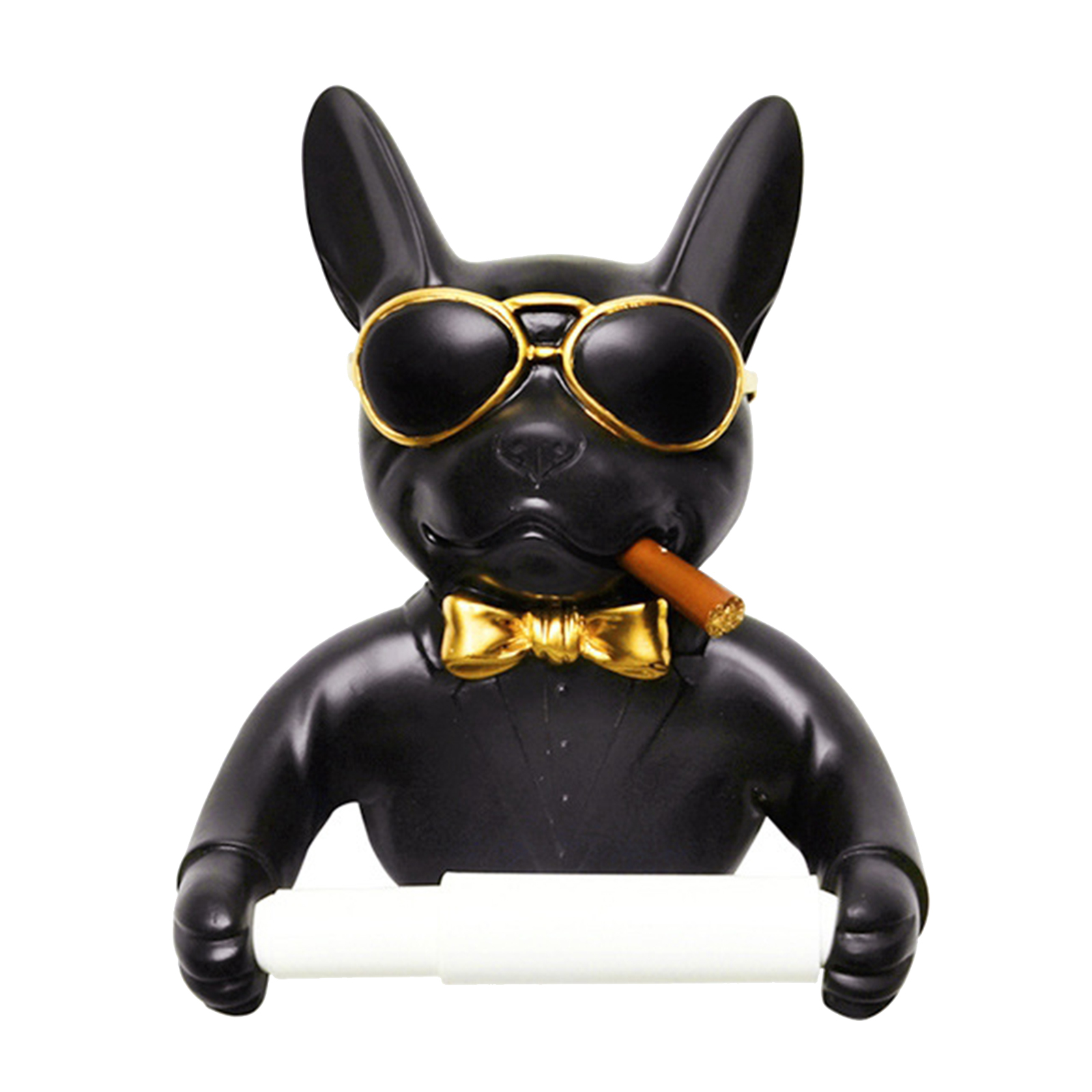 Resin Cool Dog Toilet Paper Holder Resin Cool Dog Toilet Paper Holder