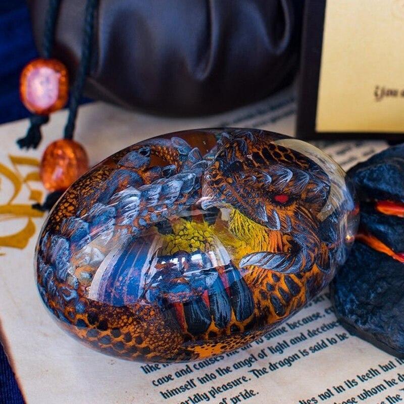 Resin Crystal Dragon Egg Decor