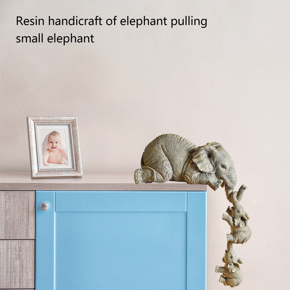 Resin Decorative Elephant Figurines (3pcs) Resin Decorative Elephant Figurines (3pcs)