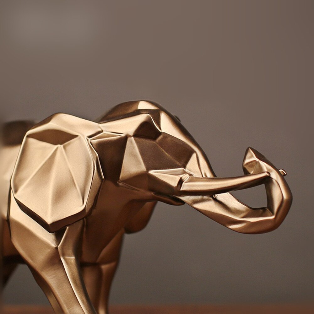 Resin Elephant Decorative Figurine Resin Elephant Decorative Figurine