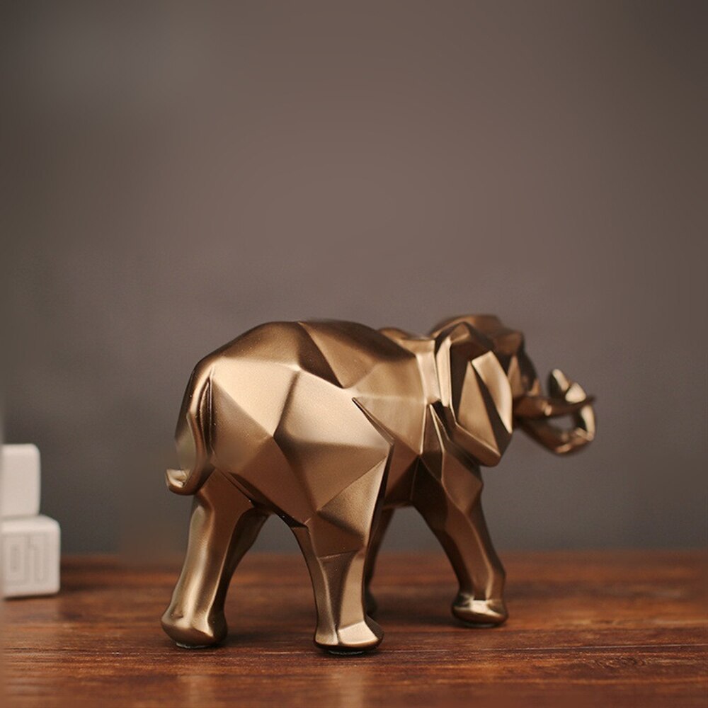 Resin Elephant Decorative Figurine Resin Elephant Decorative Figurine