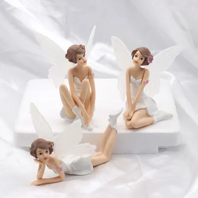 Resin Fairy Cake Toppers (3Pcs) Resin Fairy Cake Toppers (3Pcs)