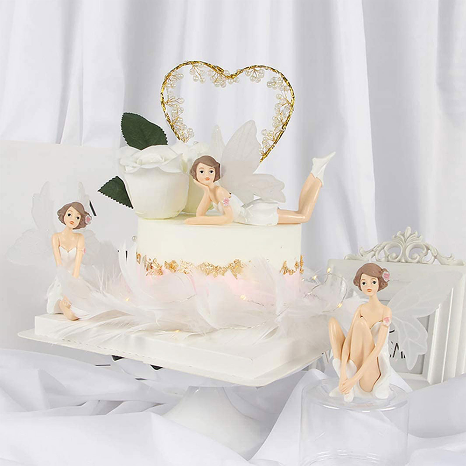 Resin Fairy Cake Toppers (3Pcs) Resin Fairy Cake Toppers (3Pcs)
