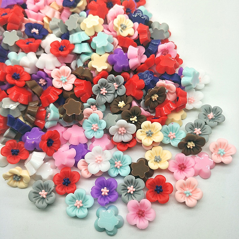 Resin Flowers DIY Accessories (100pcs) Resin Flowers DIY Accessories (100pcs)