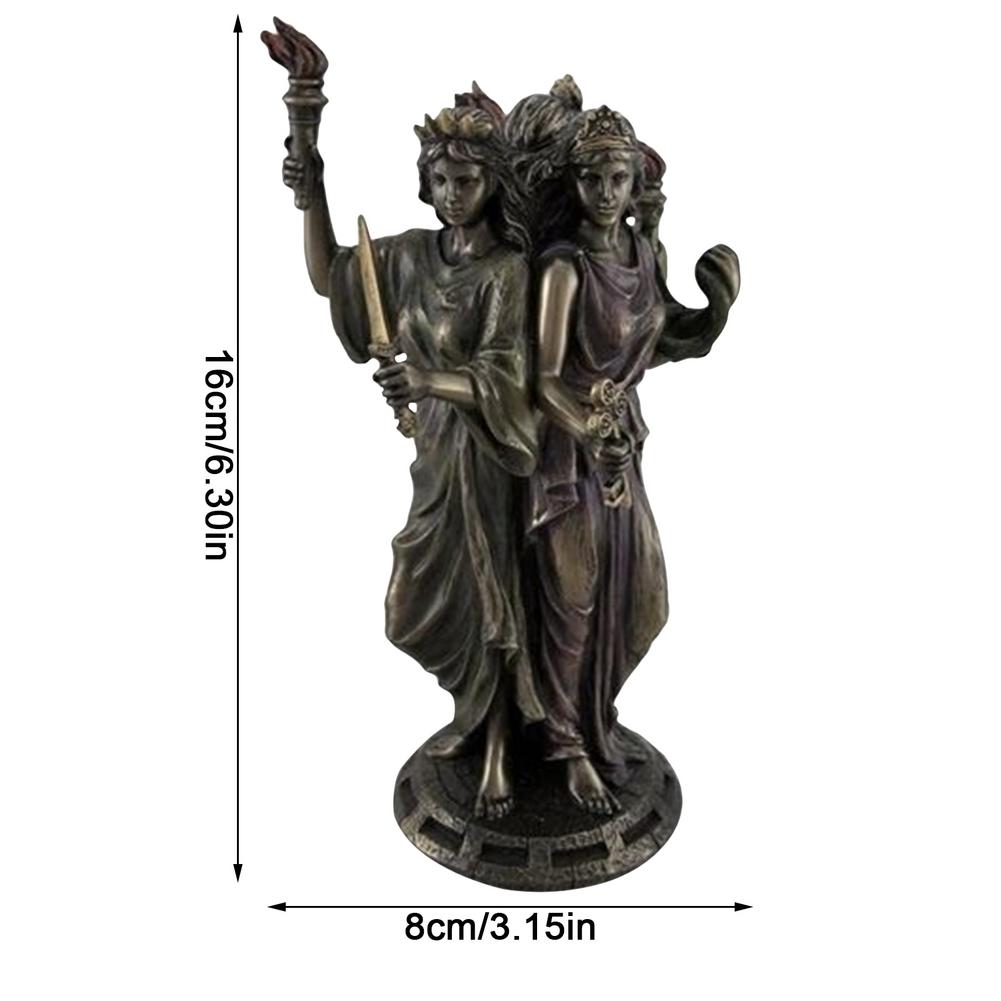 Resin Hecate Greek Goddess Figurine Resin Hecate Greek Goddess Figurine