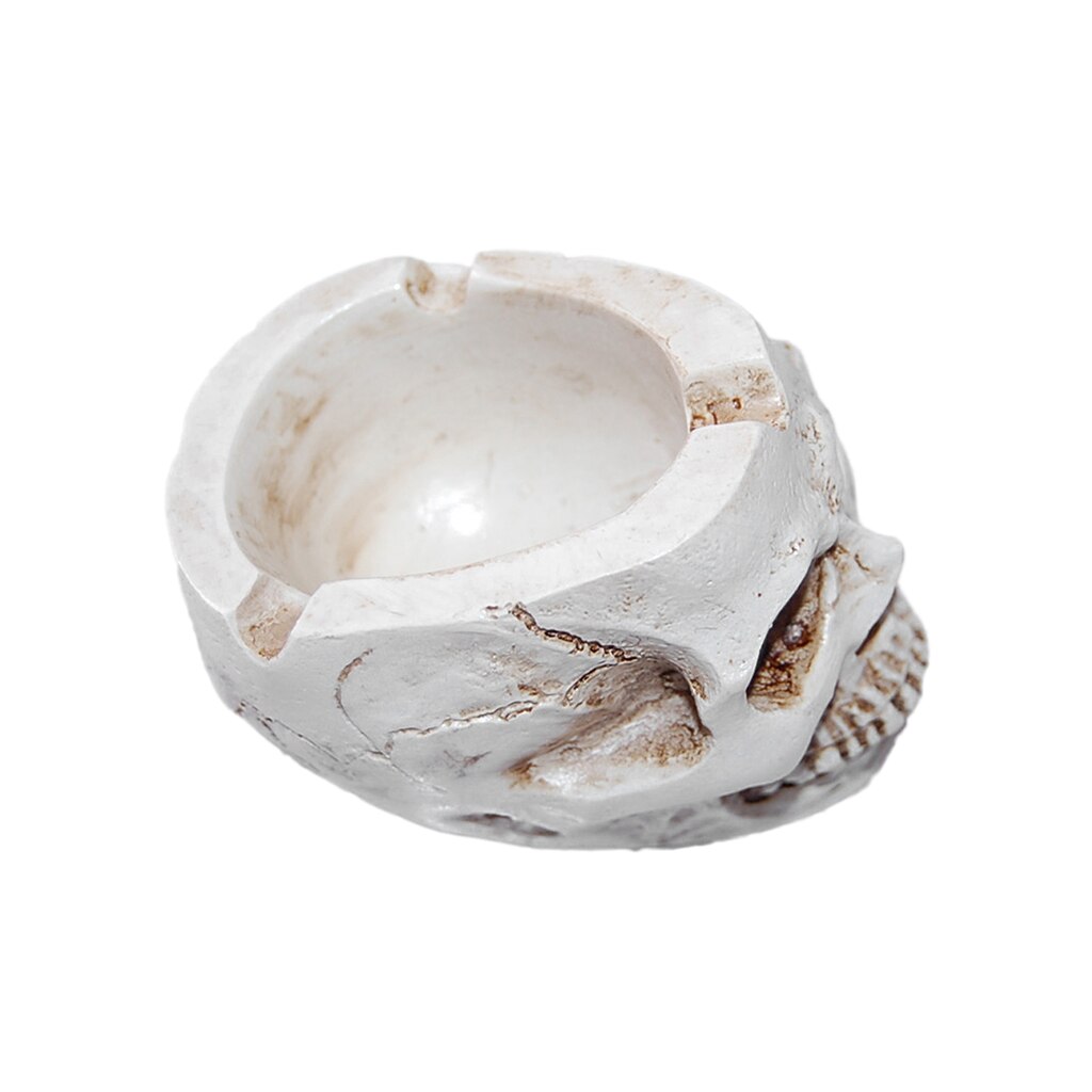 Resin Human Skull Ash Tray Resin Human Skull Ash Tray