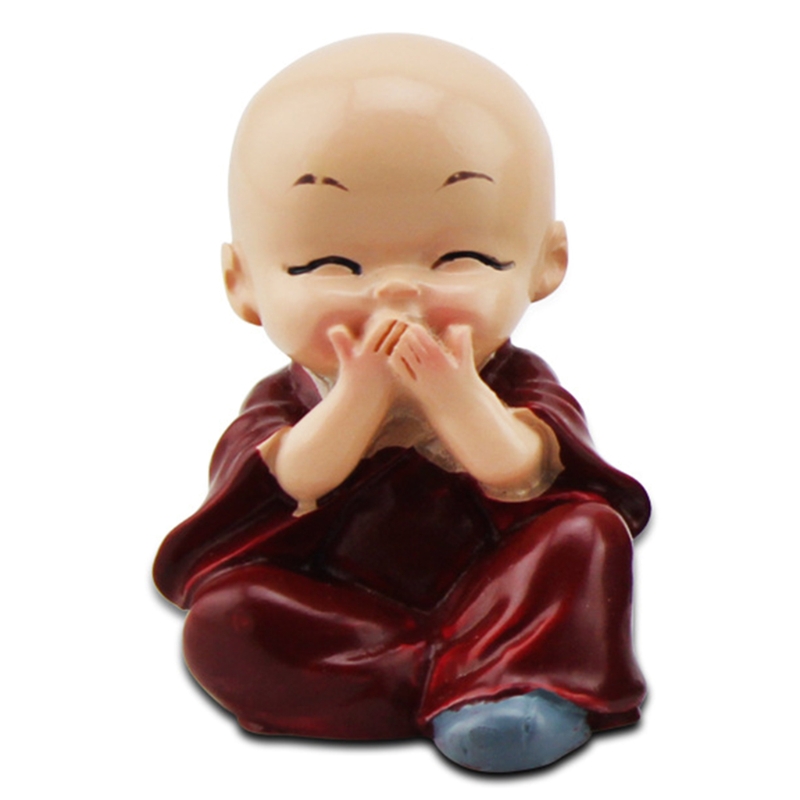 Resin Little Monk Statue Set (4pcs) Resin Little Monk Statue Set (4pcs)