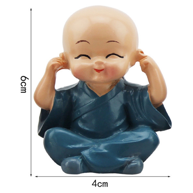 Resin Little Monk Statue Set (4pcs) Resin Little Monk Statue Set (4pcs)