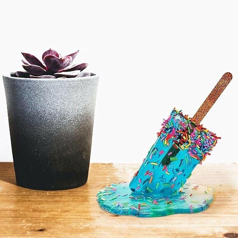 Resin Melting Popsicle Sculpture Resin Melting Popsicle Sculpture