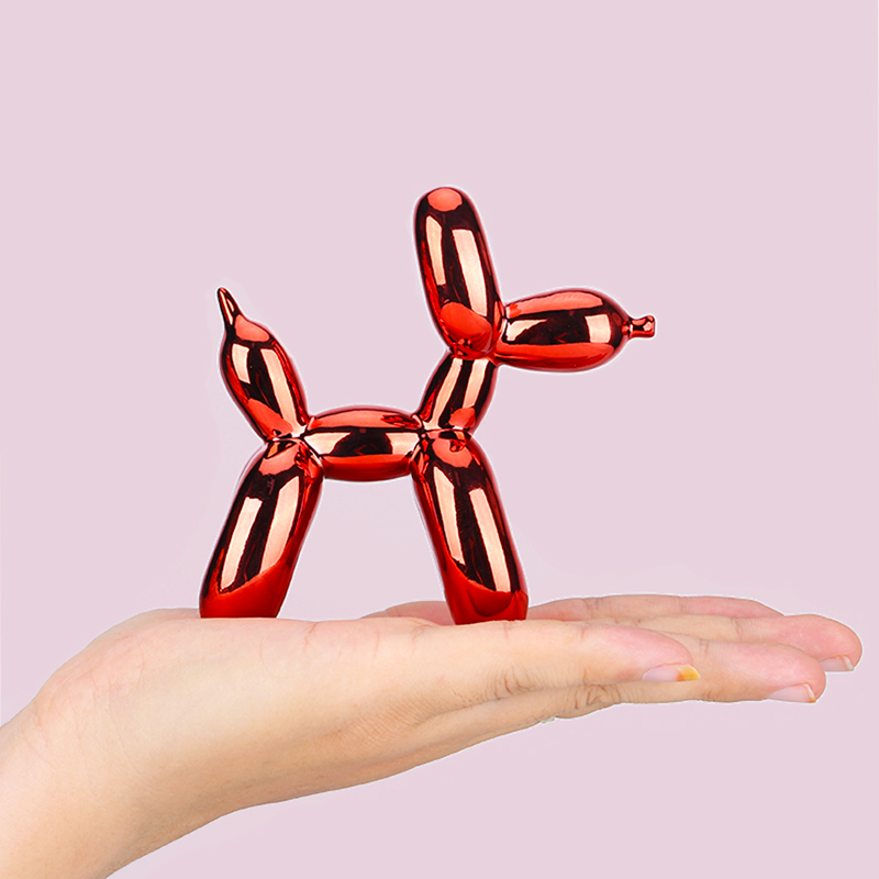 Resin Mini Balloon Dog Decor