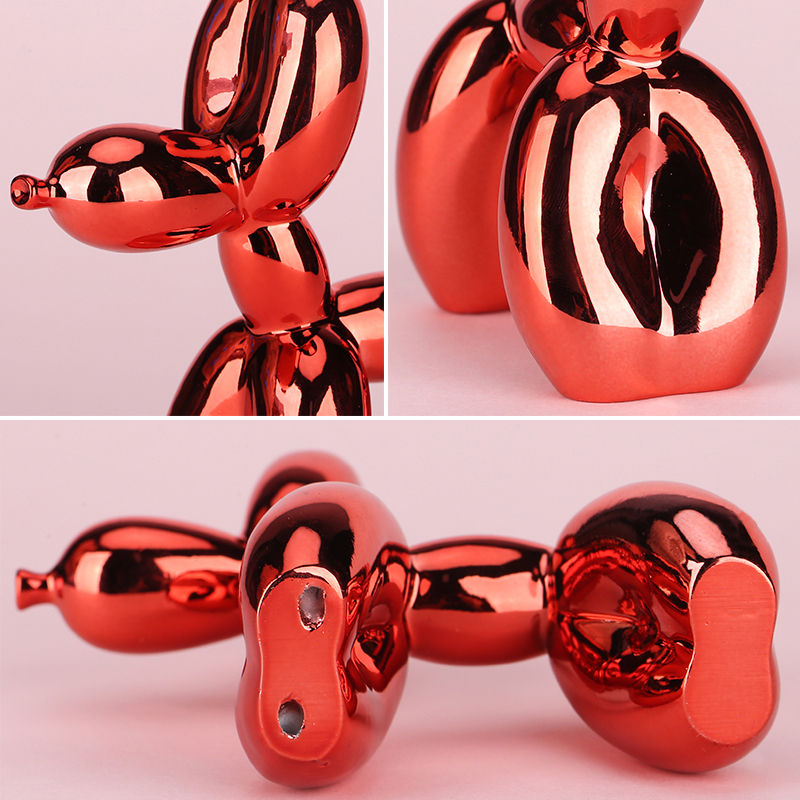 Resin Mini Balloon Dog Decor
