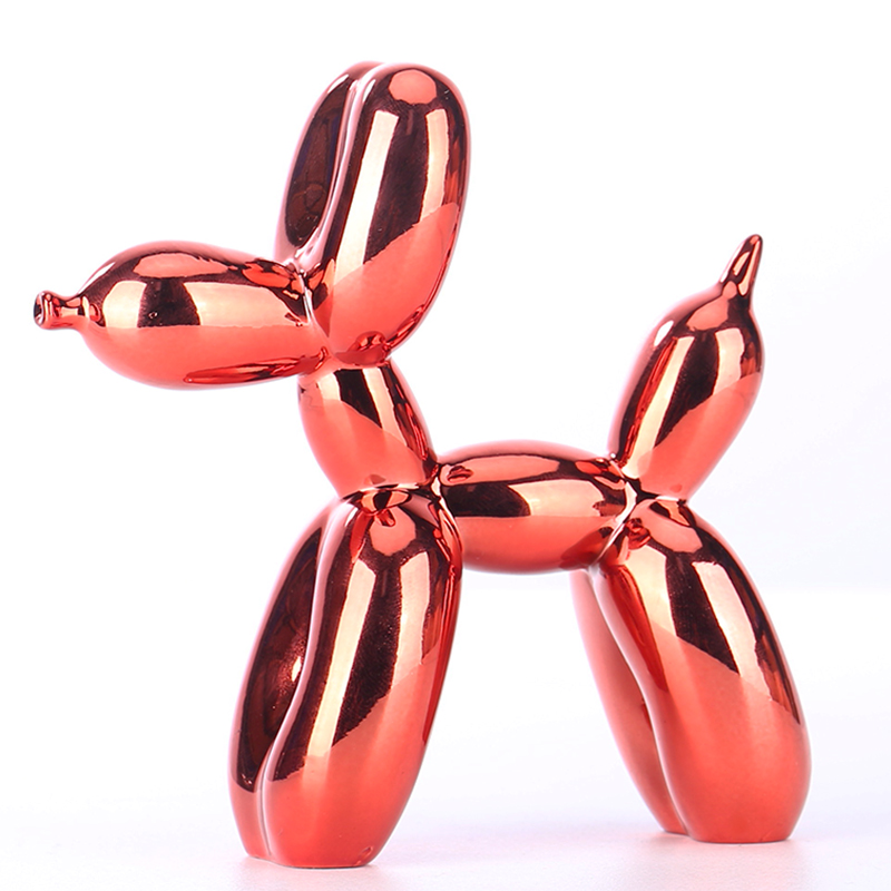 Resin Mini Balloon Dog Decor