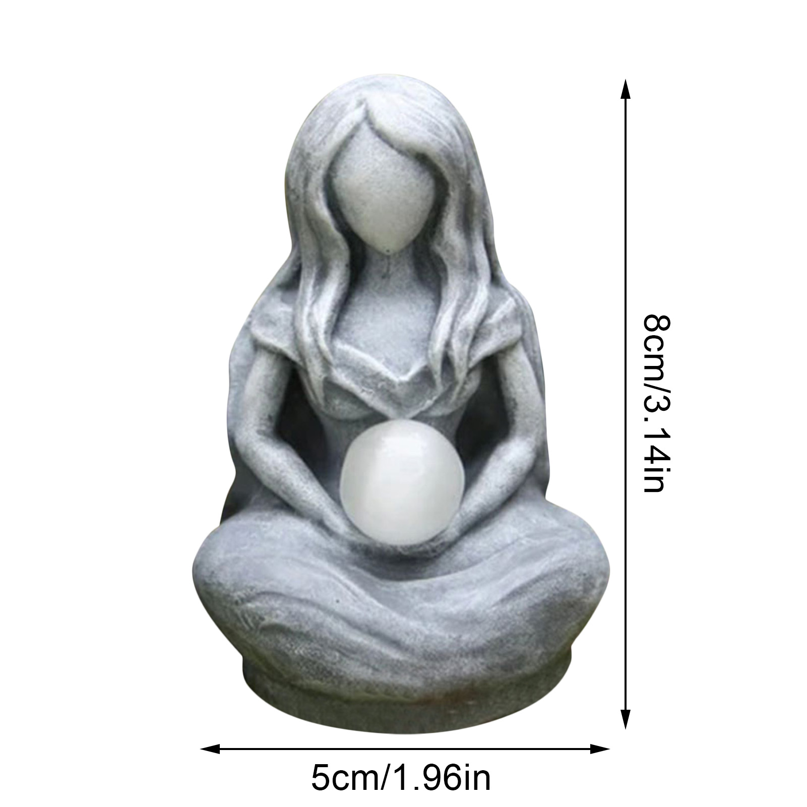 Resin Moon Goddess Statue Resin Moon Goddess Statue