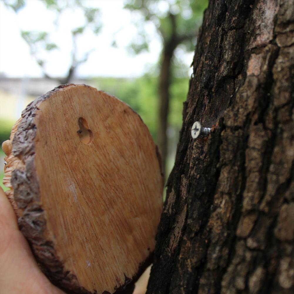 Resin Outdoor Squirrel Tree Decor