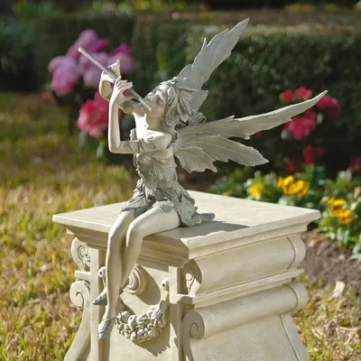 Resin Sitting Fairy Garden Ornament