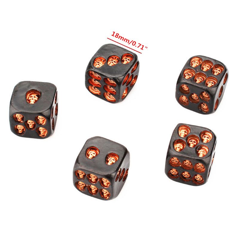 Resin Skull Dice Set (5pcs) Resin Skull Dice Set (5pcs)