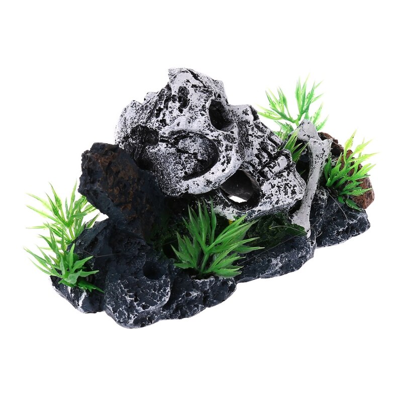 Resin Skull Fish Tank Ornament Resin Skull Fish Tank Ornament