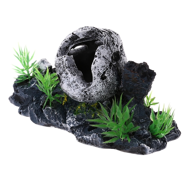 Resin Skull Fish Tank Ornament Resin Skull Fish Tank Ornament